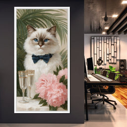 Regal Feline Soiree Symphony - NicheCanvas