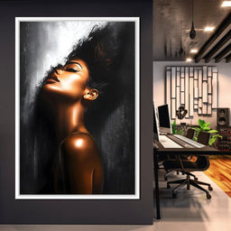 Radiant Reflection of Night - NicheCanvas