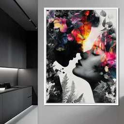 Floral Kiss of Dawnfire - NicheCanvas