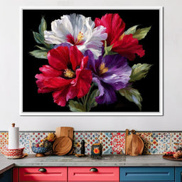 Velvet Peony Trio Bouquet - NicheCanvas