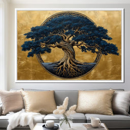 Blue Tree Of Life - NicheCanvas