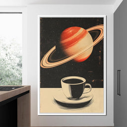 Cosmic Brew Beyond Horizons - NicheCanvas