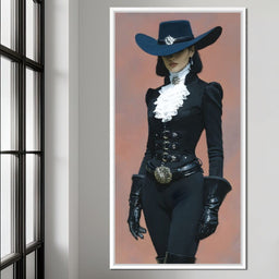 Elegance of the Midnight Duchess - NicheCanvas