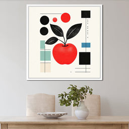 Geometric Apple - NicheCanvas