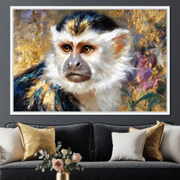Golden Gilded Monkey Muse - NicheCanvas
