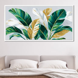 Gold Leaf Botanical Palmdream - NicheCanvas