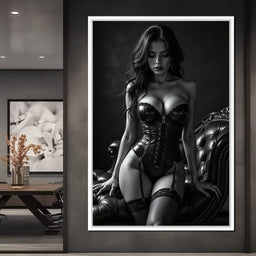 Obsidienne Noir - The Velvet Eclipse - Johanjjf - NicheCanvas