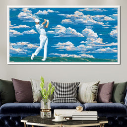 Swinging Through Dream Clouds - NicheCanvas