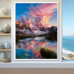 Radiant Peaks Mirror Lake Dawn - NicheCanvas