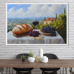 Tuscan Vineyard Bounty - NicheCanvas