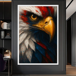 Majestic Gaze of Freedom - NicheCanvas