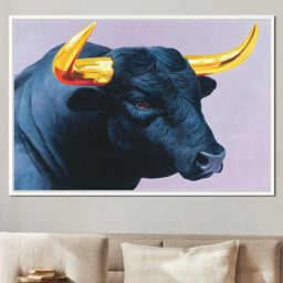 Golden Horns of Strength - NicheCanvas