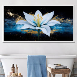 Elegance in Midnight Blooming - NicheCanvas