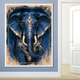 Gilded Wisdom of the Midnight Sage - NicheCanvas