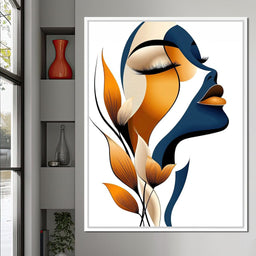 Golden Feminine Grace - TooplesArt - NicheCanvas