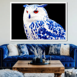 Sapphire Stare Nocturne - NicheCanvas