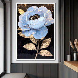 Golden Petal Elegance Bloom - NicheCanvas