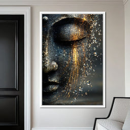 Golden Tranquil Buddha Flow - NicheCanvas
