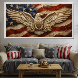 Sovereign Wings Above The Union - NicheCanvas