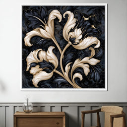 Ivory Baroque Bloom - TooplesArt - NicheCanvas