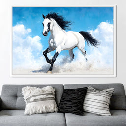 Gallop Through the Clouds - NicheCanvas