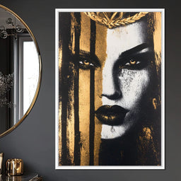 Golden Glance Enigma - NicheCanvas