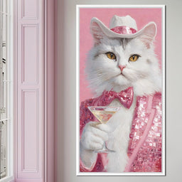 Cat Royale Sophisticated Sip - NicheCanvas