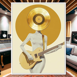 Golden Harmony Rhythm Euphoria - Neal Hackett - NicheCanvas