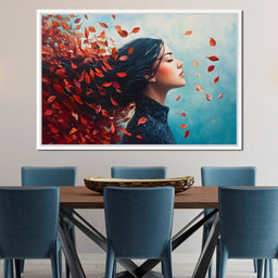 Autumn Breeze Embrace - NicheCanvas