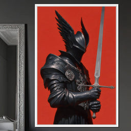 Midnight Vanguard Knight Oath - NicheCanvas