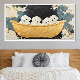 Golden Pups Bath Delight - NicheCanvas