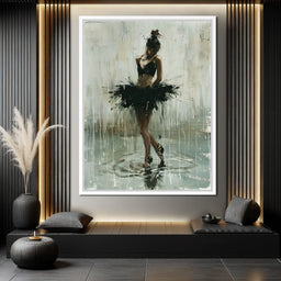 Ballet Dancer's Moment in Time - NicheCanvas
