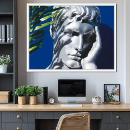 Classical Reverie Under Palm - NicheCanvas