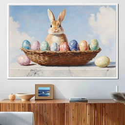 Easter Bunny Dreams Basket - NicheCanvas