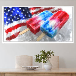Patriotic Popsicle Delight - NicheCanvas