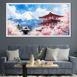 Mountains of Petal Dreams - NicheCanvas