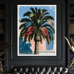 Painted Palms Under Southern Light - NicheCanvas