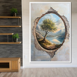 Panoramic Tranquility Portal - NicheCanvas