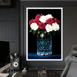 Velvet Petals Crystal Blooms - NicheCanvas