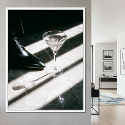 Martini Sparkle On Marble Luxury - NicheCanvas
