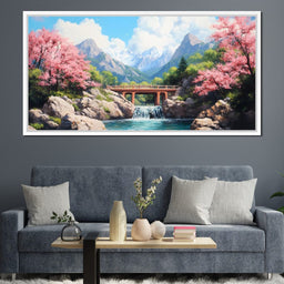 Bridge Over Tranquil Waters - NicheCanvas