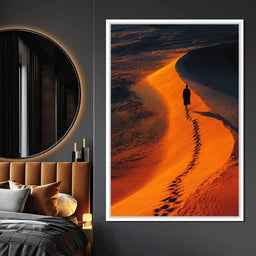 Solitude On Burning Sands - NicheCanvas