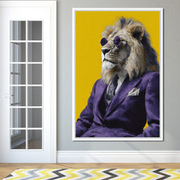 Regal Lion Boss Violet Suit - NicheCanvas