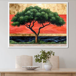 Majestic Dawn Tree Harmony - NicheCanvas