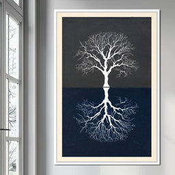 Mirror Roots Celestial Tree - NicheCanvas