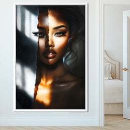 Radiant Fusion Portrait - NicheCanvas