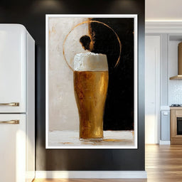 Golden Beer Against the Divide - NicheCanvas