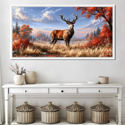 Majestic Monarch of the Golden Wild - NicheCanvas