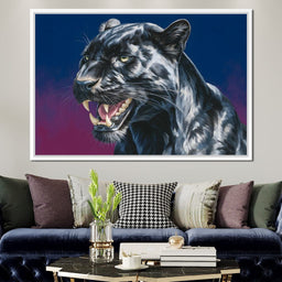 Midnight Panther Fury Surge - NicheCanvas