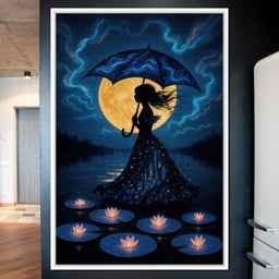 Lady of the Starry Night - TooplesArt  - NicheCanvas